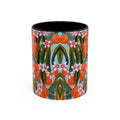 Orange Blossom Ceramic Mug - Original Abstract Botanical Art Print