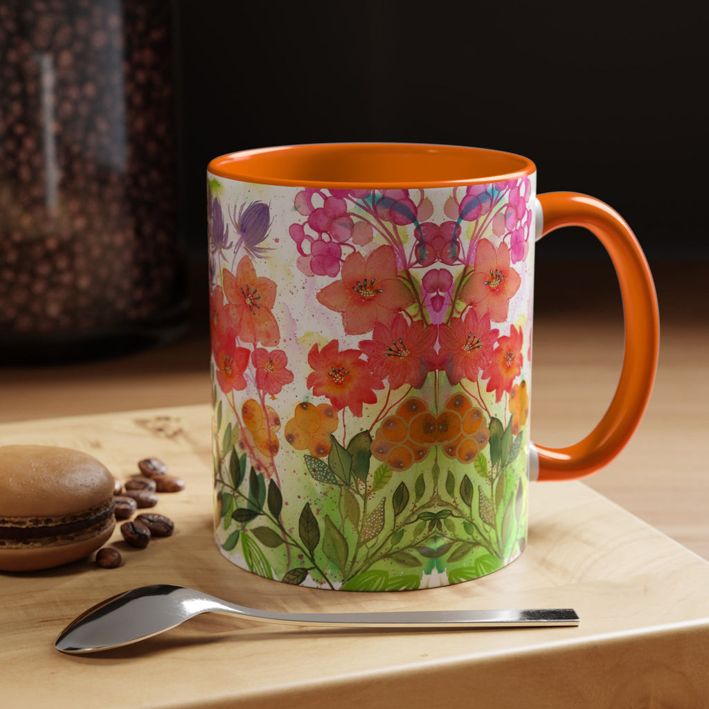 Autumn Whisper Ceramic Mug - Original Watercolor Botanical Art Print