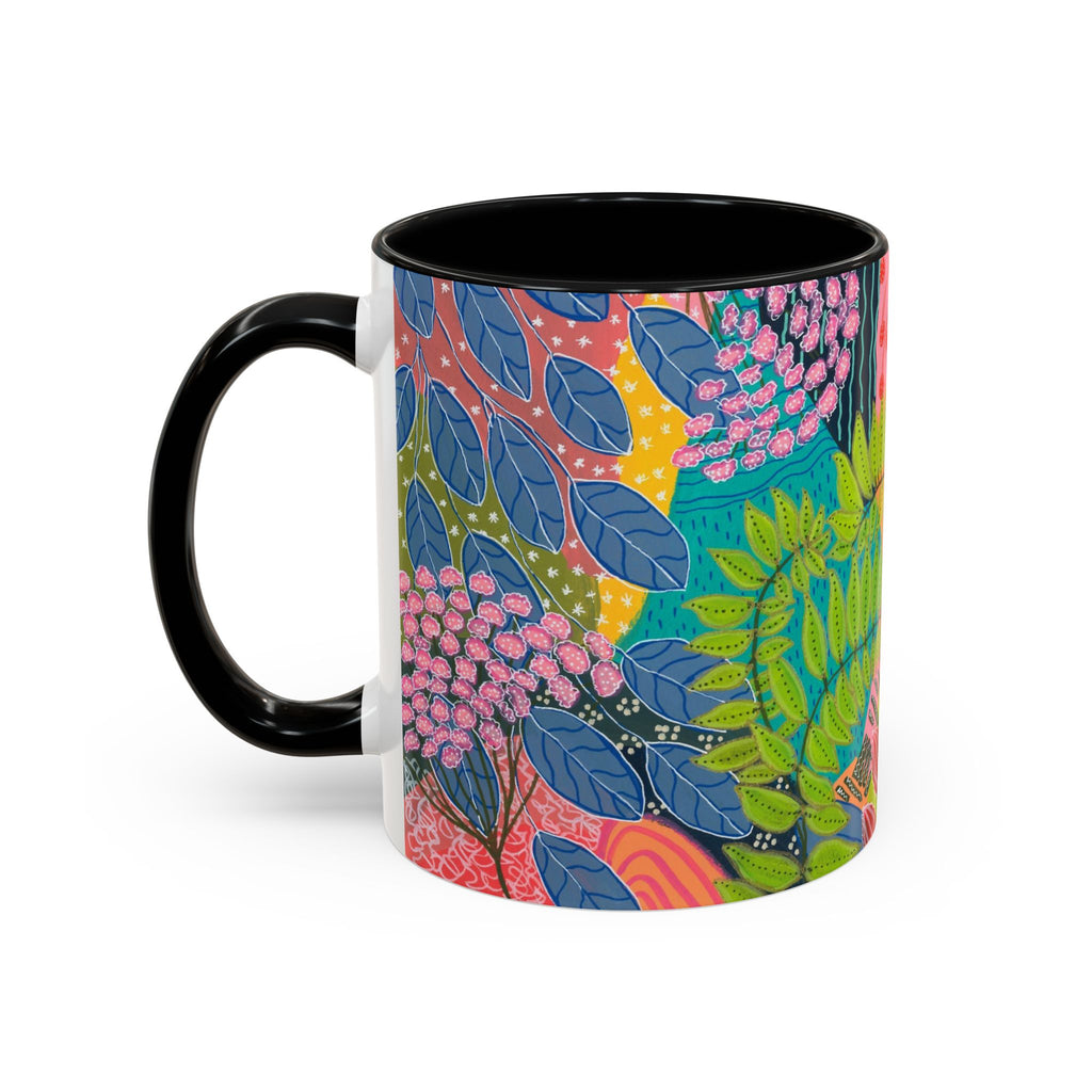Summer Awakening Ceramic Mug - Original Botanical Abstract Art Print