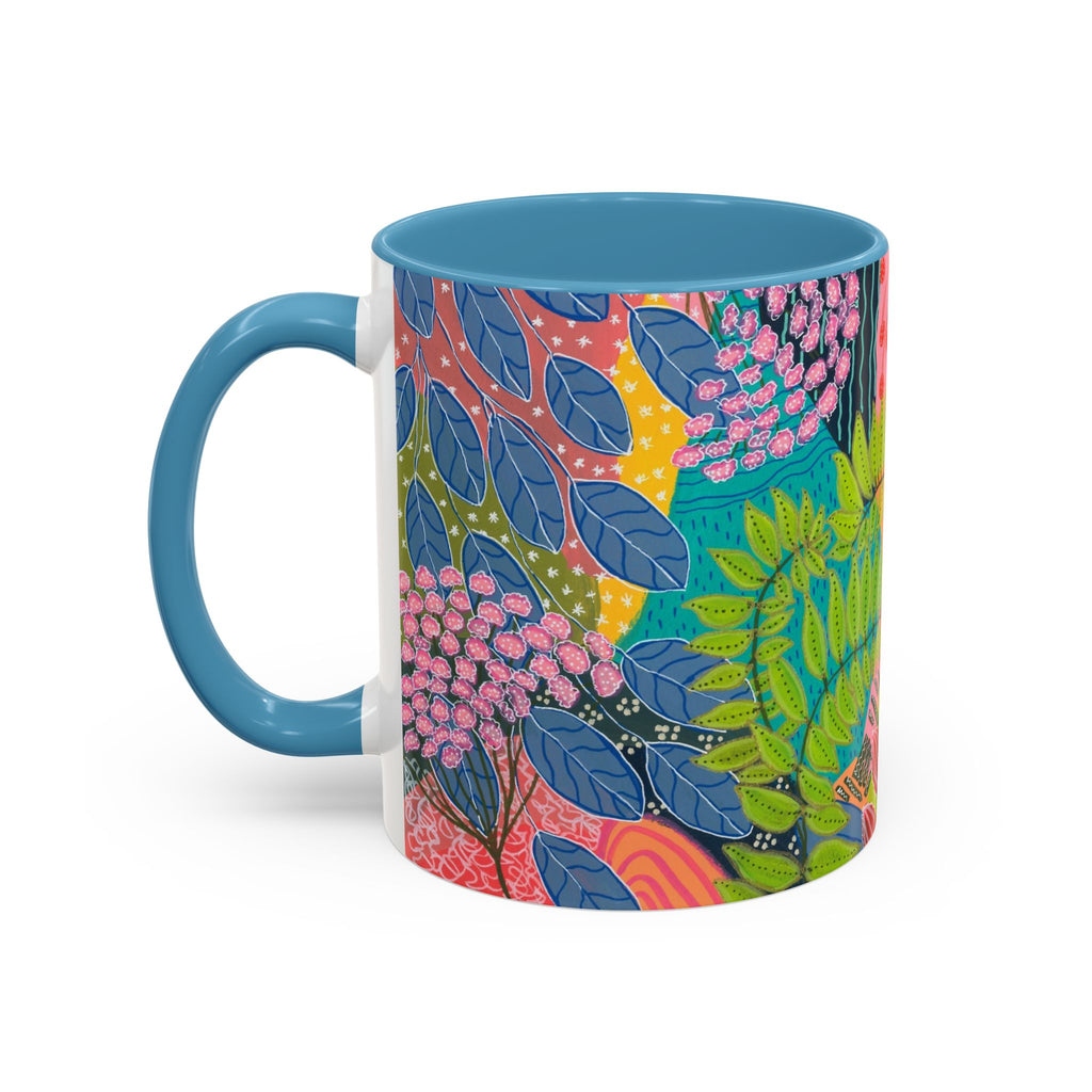 Summer Awakening Ceramic Mug - Original Botanical Abstract Art Print