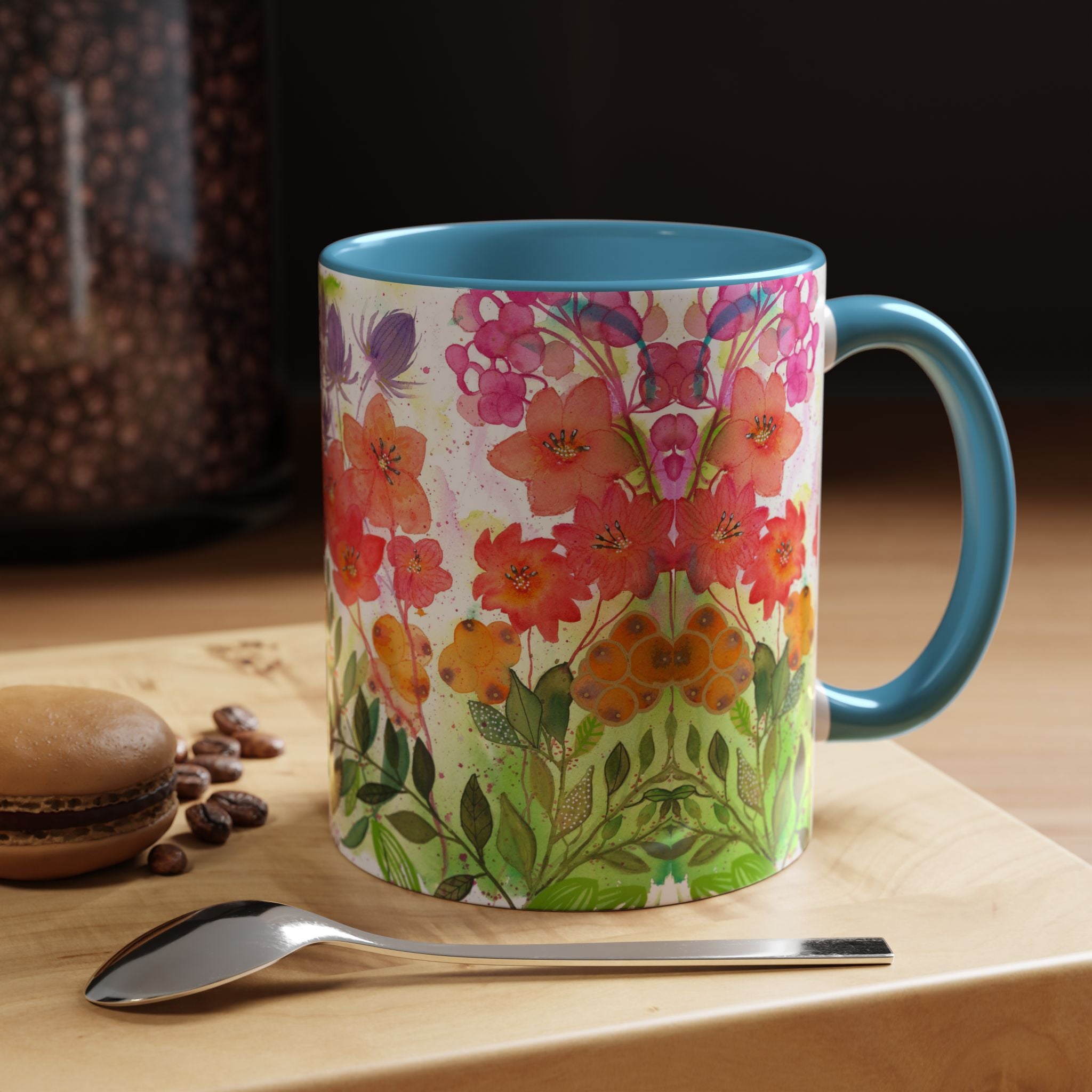 Autumn Whisper Ceramic Mug - Original Watercolor Botanical Art Print