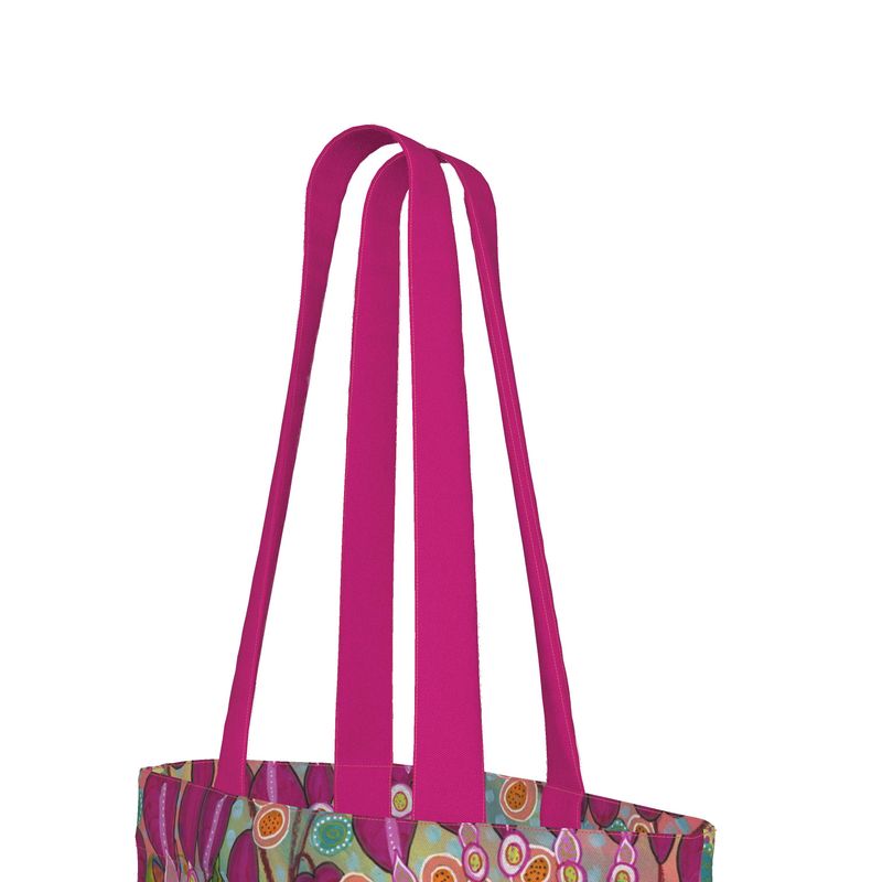 Everyday Tote Bag - Bleeding Hearts Floral Abstract Print