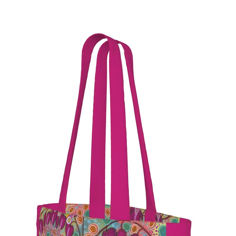 Everyday Tote Bag - Bleeding Hearts Floral Abstract Print