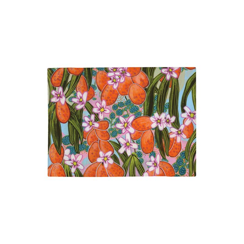 Blanket - Orange Floral