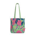 Everyday Tote Bag - Green and Pink Floral