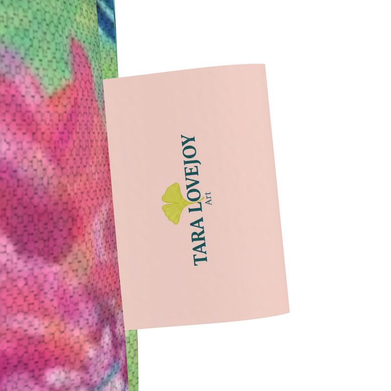 Everyday Tote Bag - Green and Pink Floral