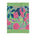 Tea Towel - Green and Pink Floral