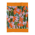 Orange Blossom Large Tea Towel - Original Botanical Kitchen Linen UK Made