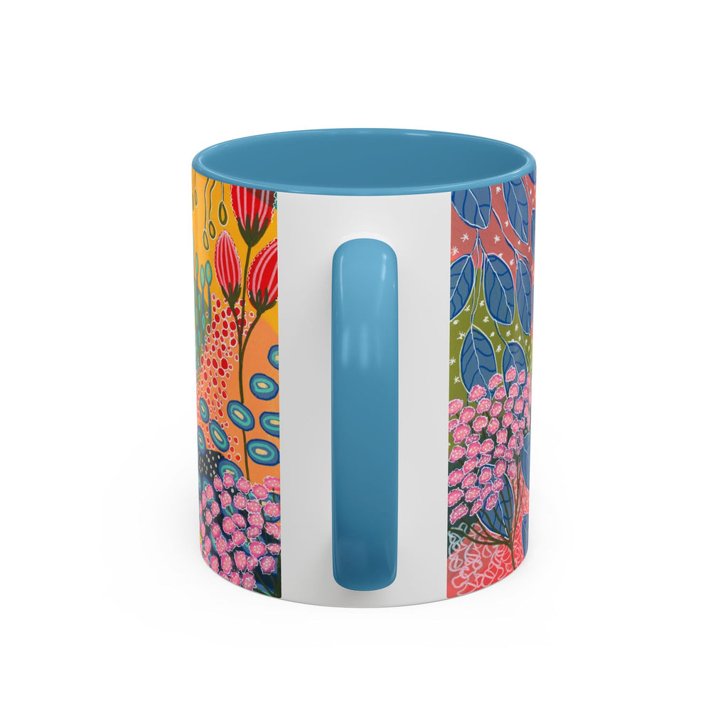 Summer Awakening Ceramic Mug - Original Botanical Abstract Art Print