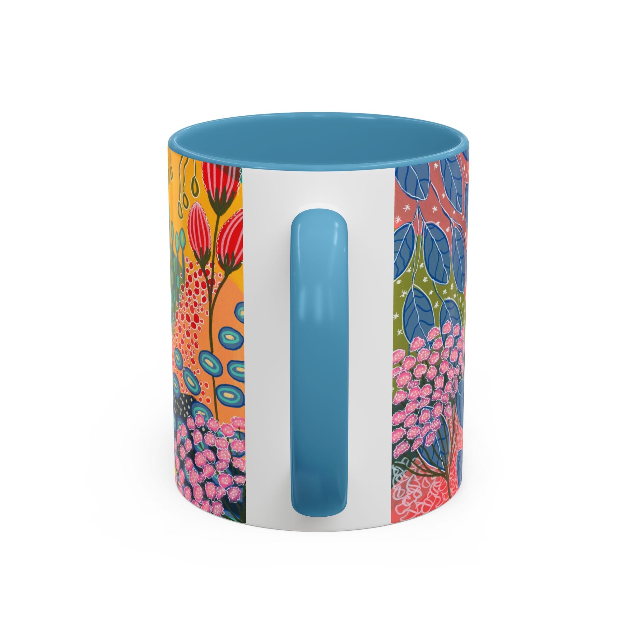 Summer Awakening Ceramic Mug - Original Botanical Abstract Art Print