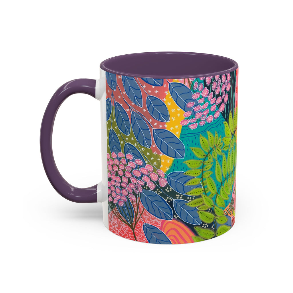 Summer Awakening Ceramic Mug - Original Botanical Abstract Art Print
