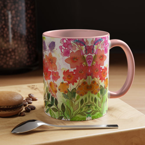 Autumn Whisper Ceramic Mug - Original Watercolor Botanical Art Print