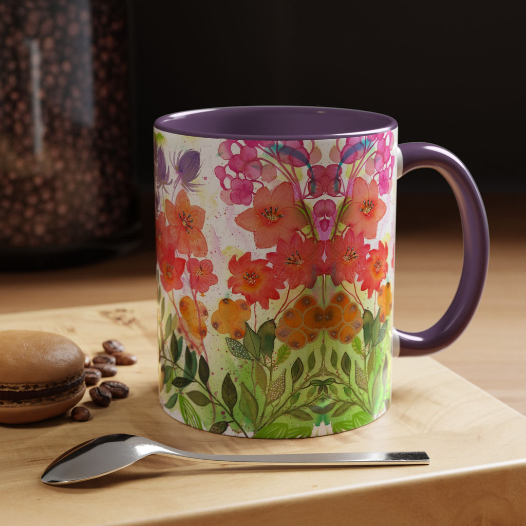Autumn Whisper Ceramic Mug - Original Watercolor Botanical Art Print