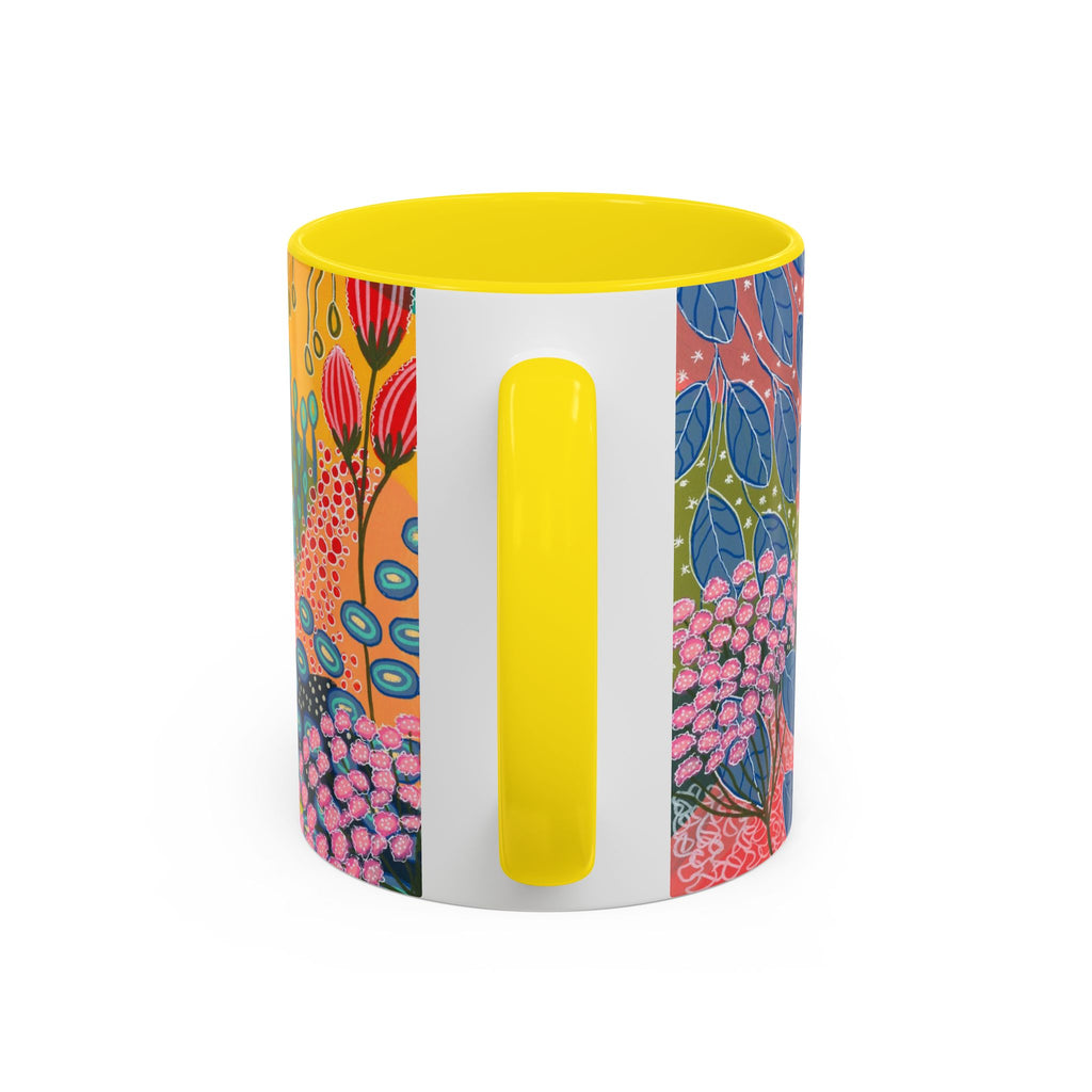 Summer Awakening Ceramic Mug - Original Botanical Abstract Art Print