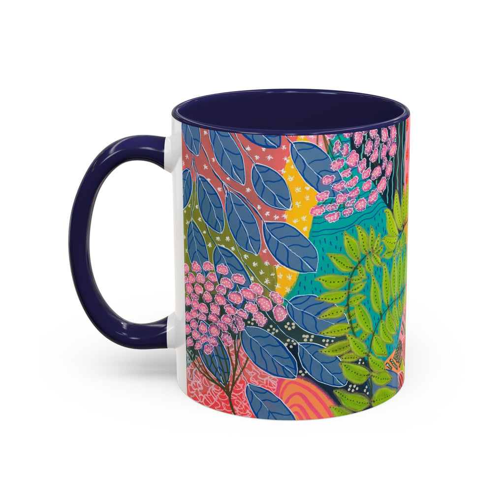 Summer Awakening Ceramic Mug - Original Botanical Abstract Art Print