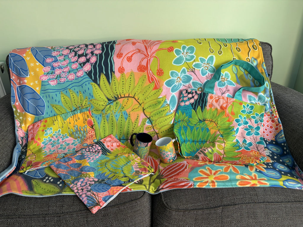 Blanket - Summer Awakening Abstract Art