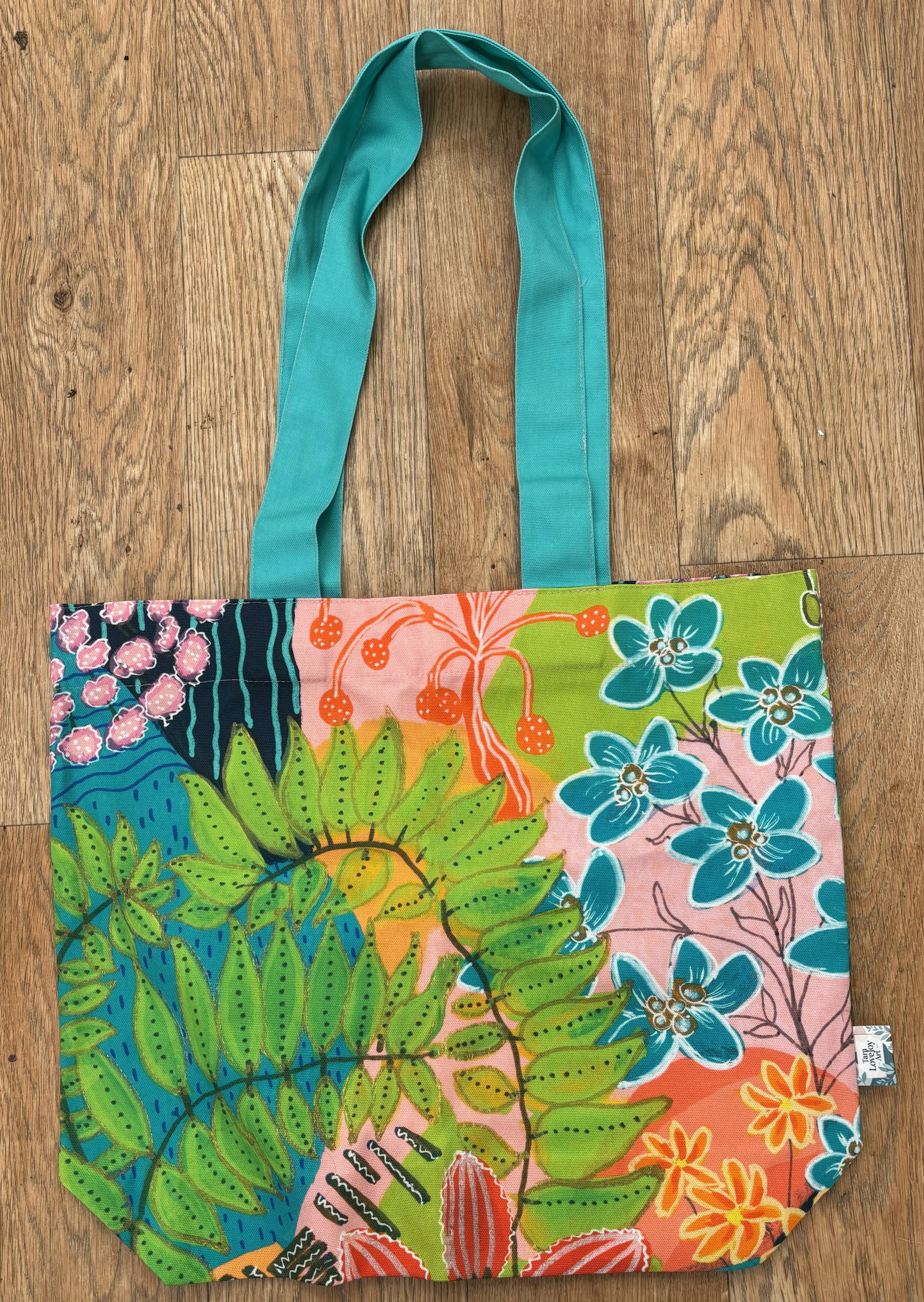 Summer Awakening Canvas Tote Bag - Original Botanical Art Print UK Made