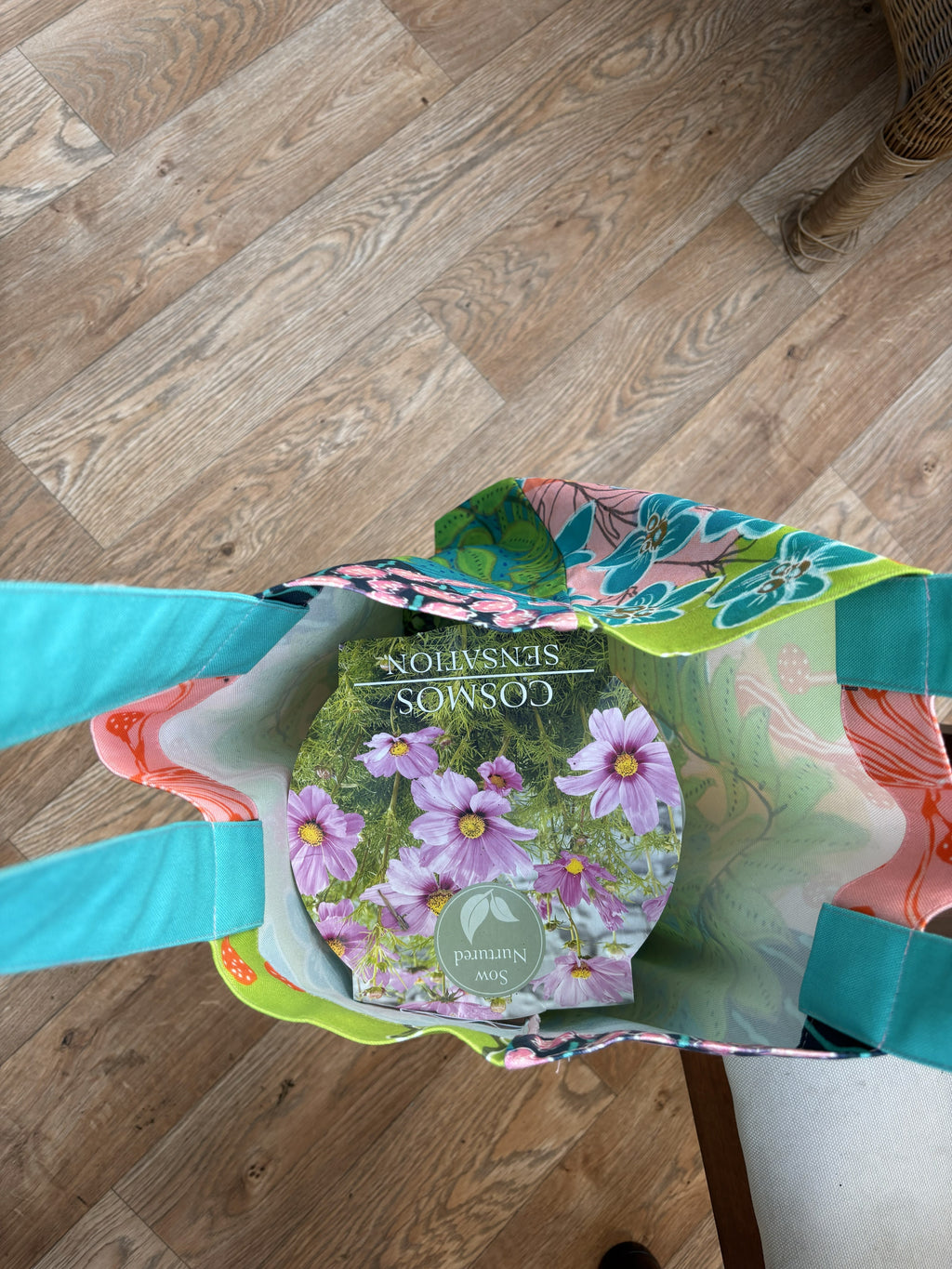 Everyday Tote Bag - Summer Awakening Floral Abstract Print