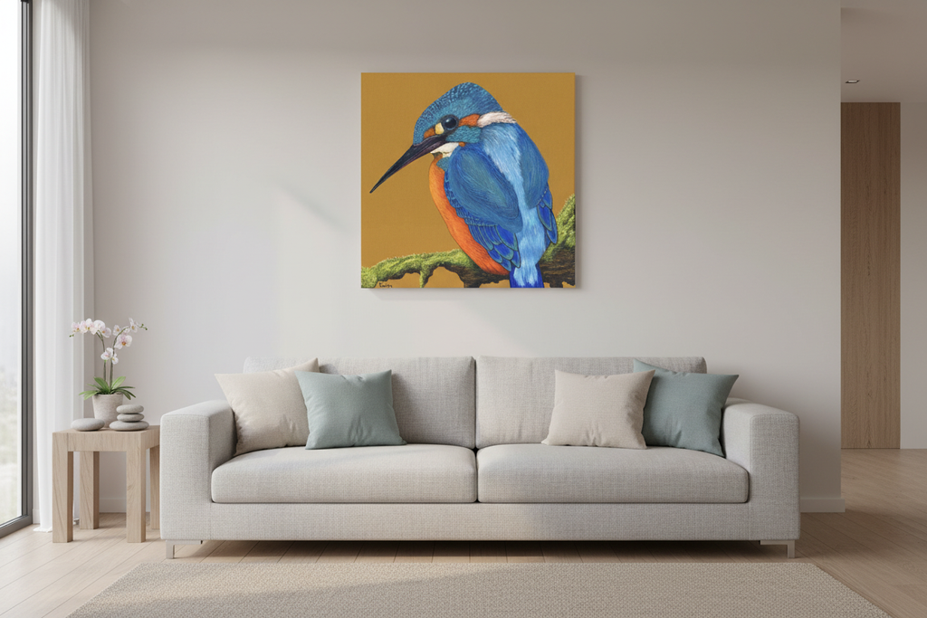Above sofa - 60x60cm square