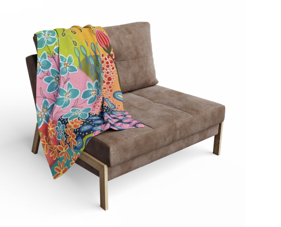 Blanket - Summer Awakening Abstract Art