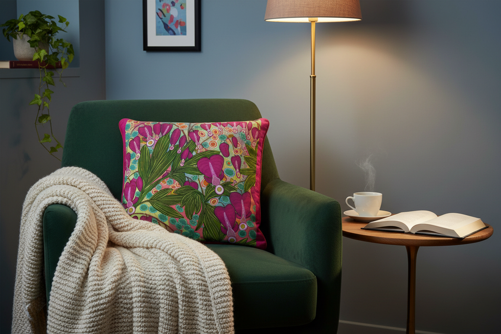 Luxury Cushions and covers/case - Bleeding Hearts Abstract Design