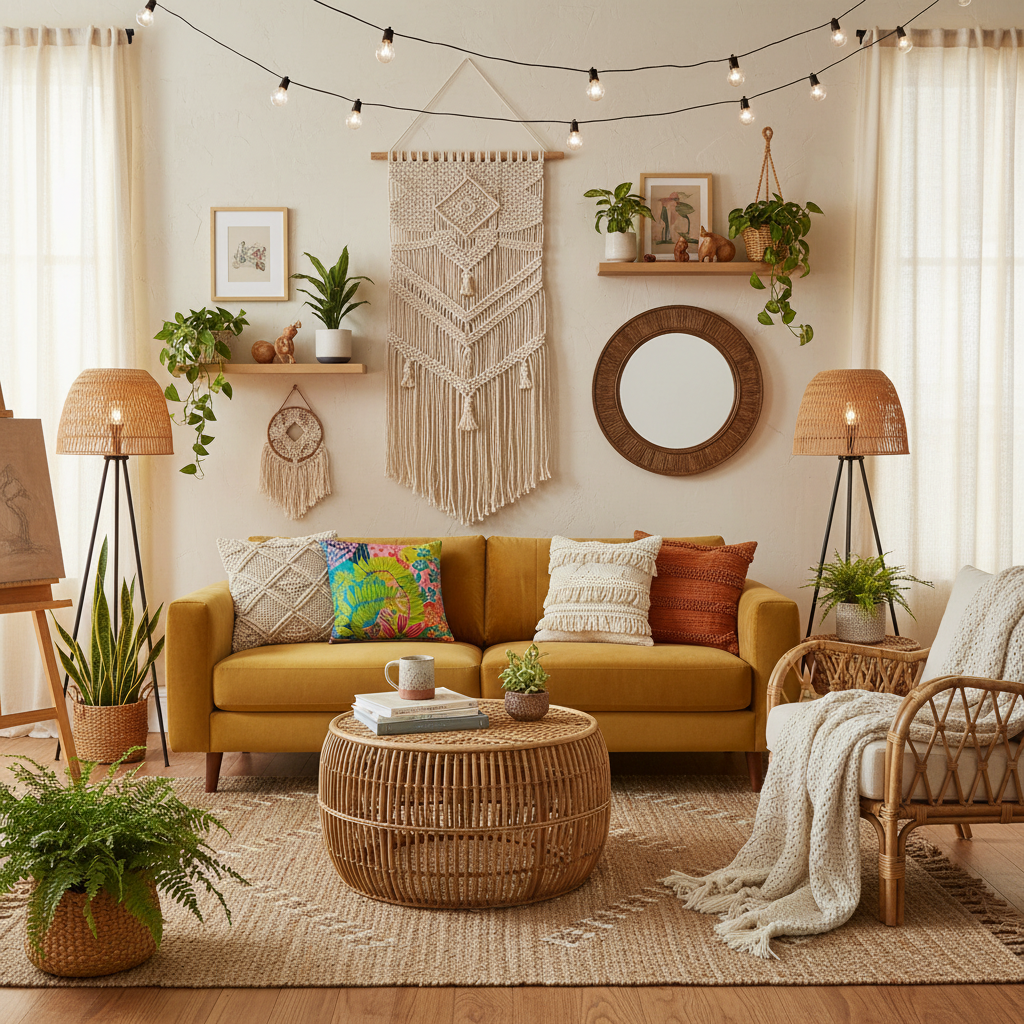 Summer Awakening Cushion Cover | Botanical Print | Cotton Linen | UK Made