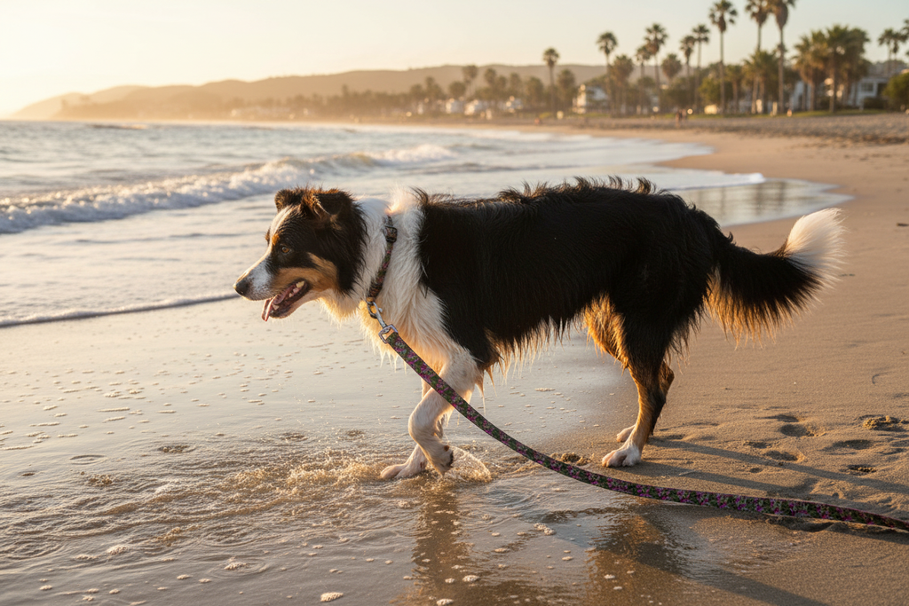 Dog Lead - Bleeding Hearts