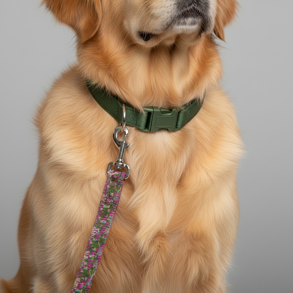 Dog Lead - Bleeding Hearts