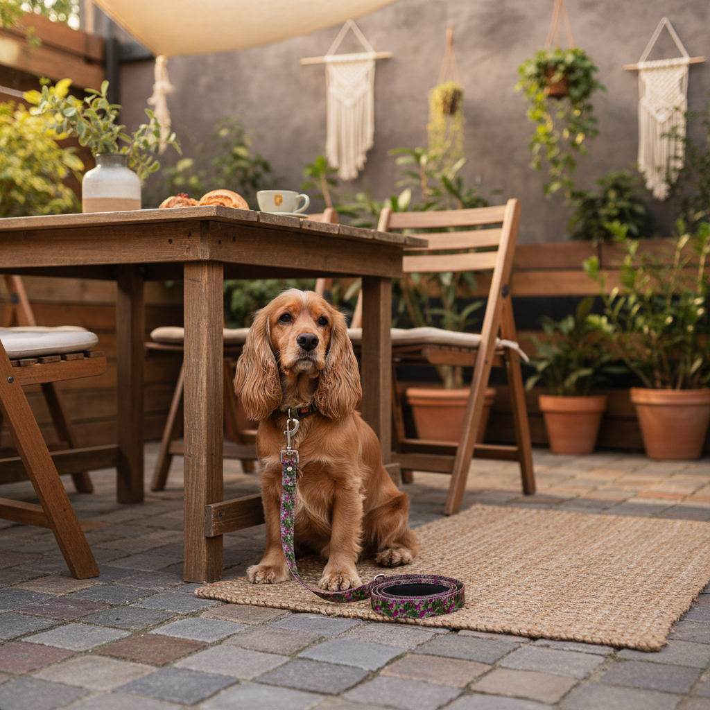 Dog Lead - Bleeding Hearts