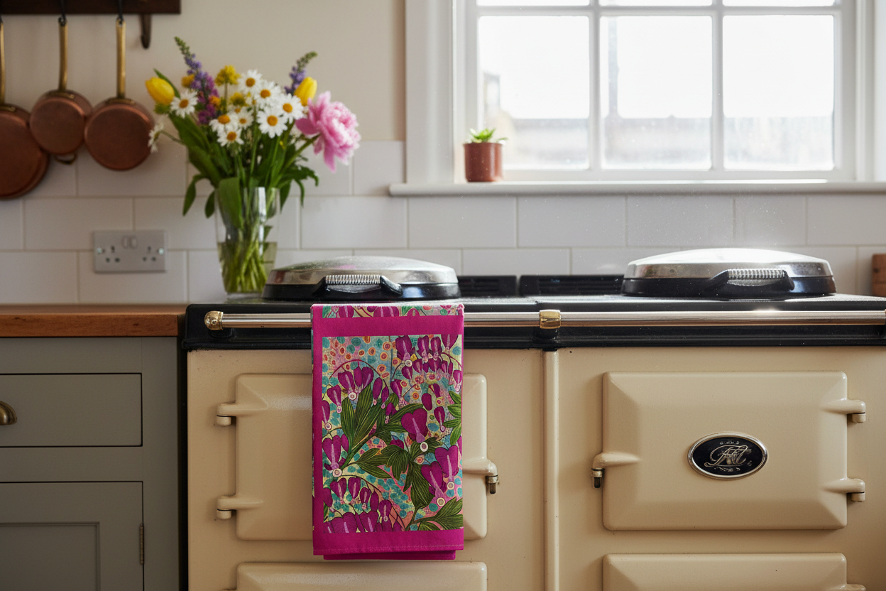 Country kitchen oven scene