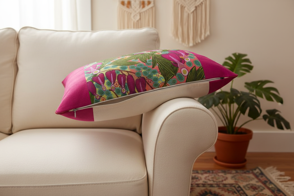 Luxury Cushions and covers/case - Bleeding Hearts Abstract Design