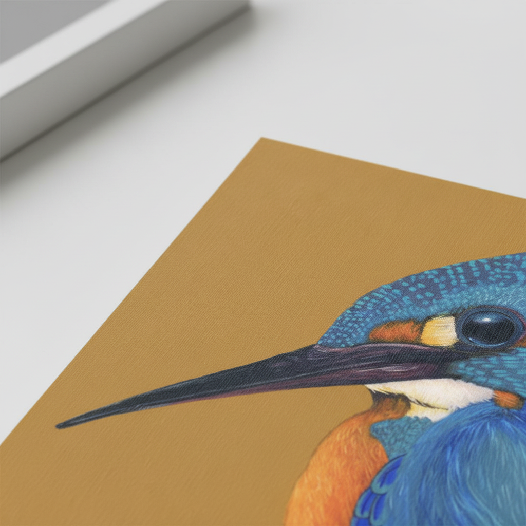 Detail close-up with edge-to-edge printing - 60x60cm