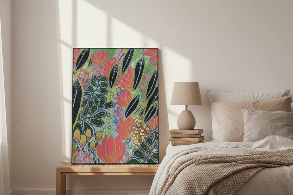 Electric Bloom – Bedroom (no border)