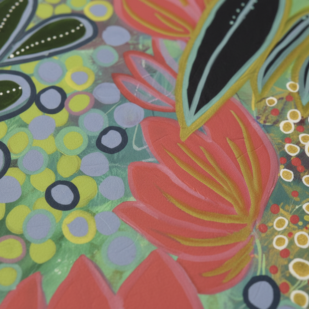 Electric Bloom – Close-up Detail (no border)