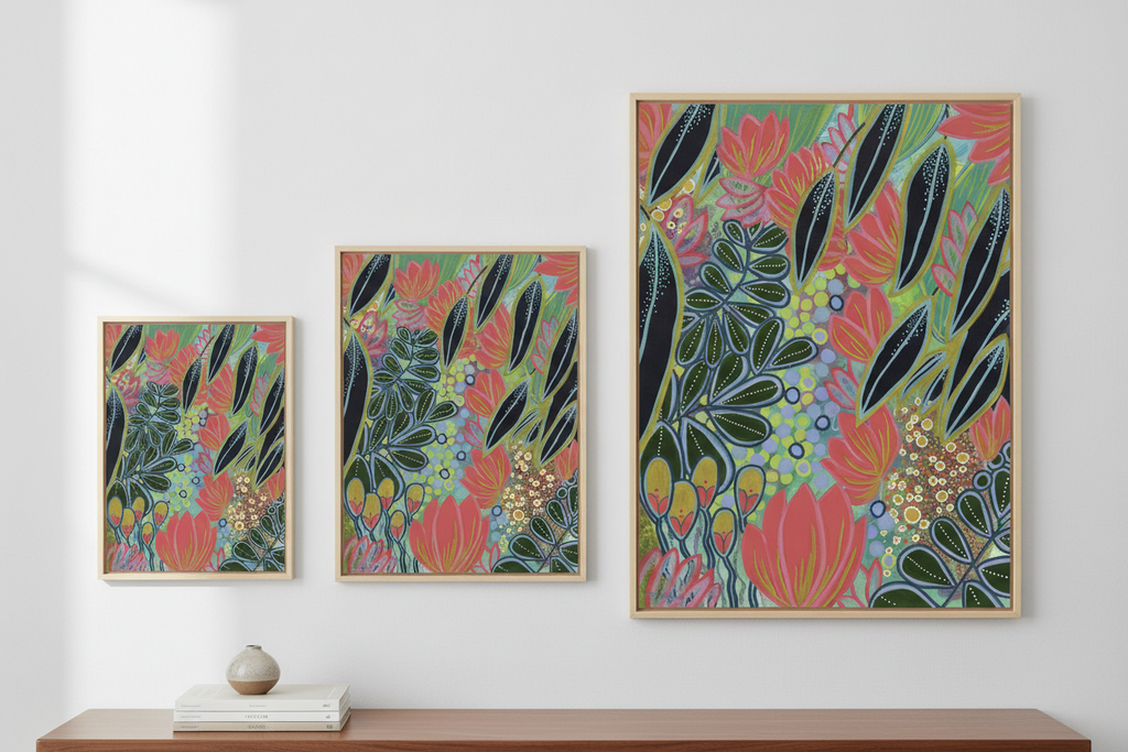 Electric Bloom – Sizes (no border)