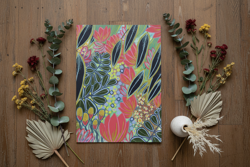 Electric Eden – Flat Lay