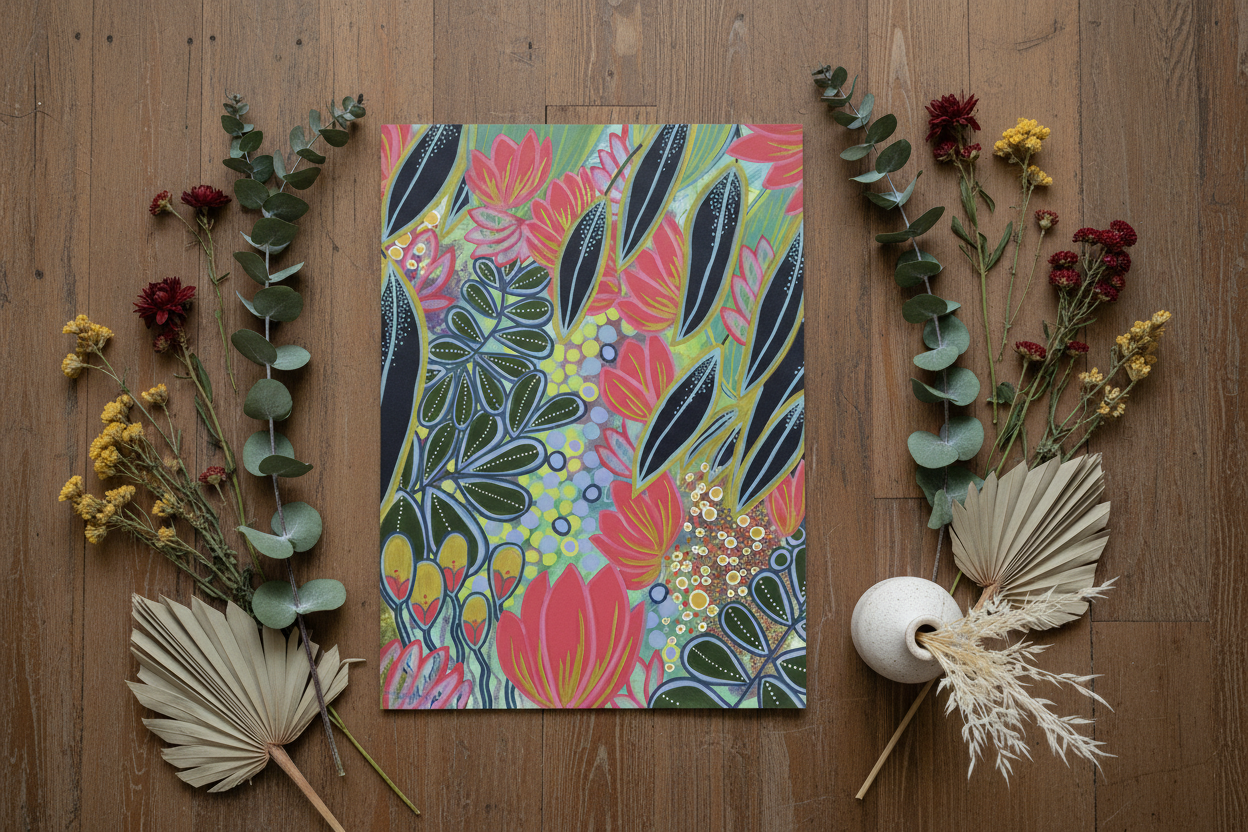 Electric Eden – Flat Lay
