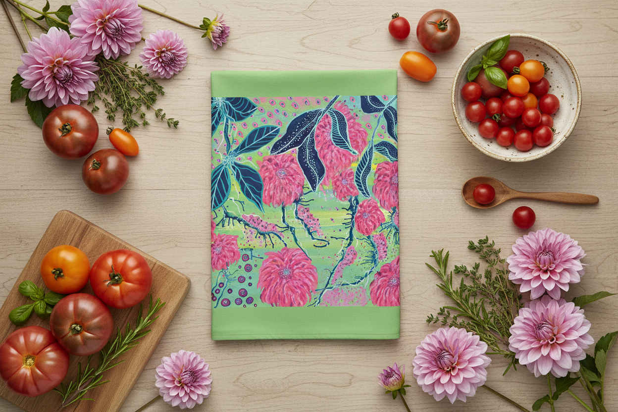 Flat Lay - Radiant Dahlia