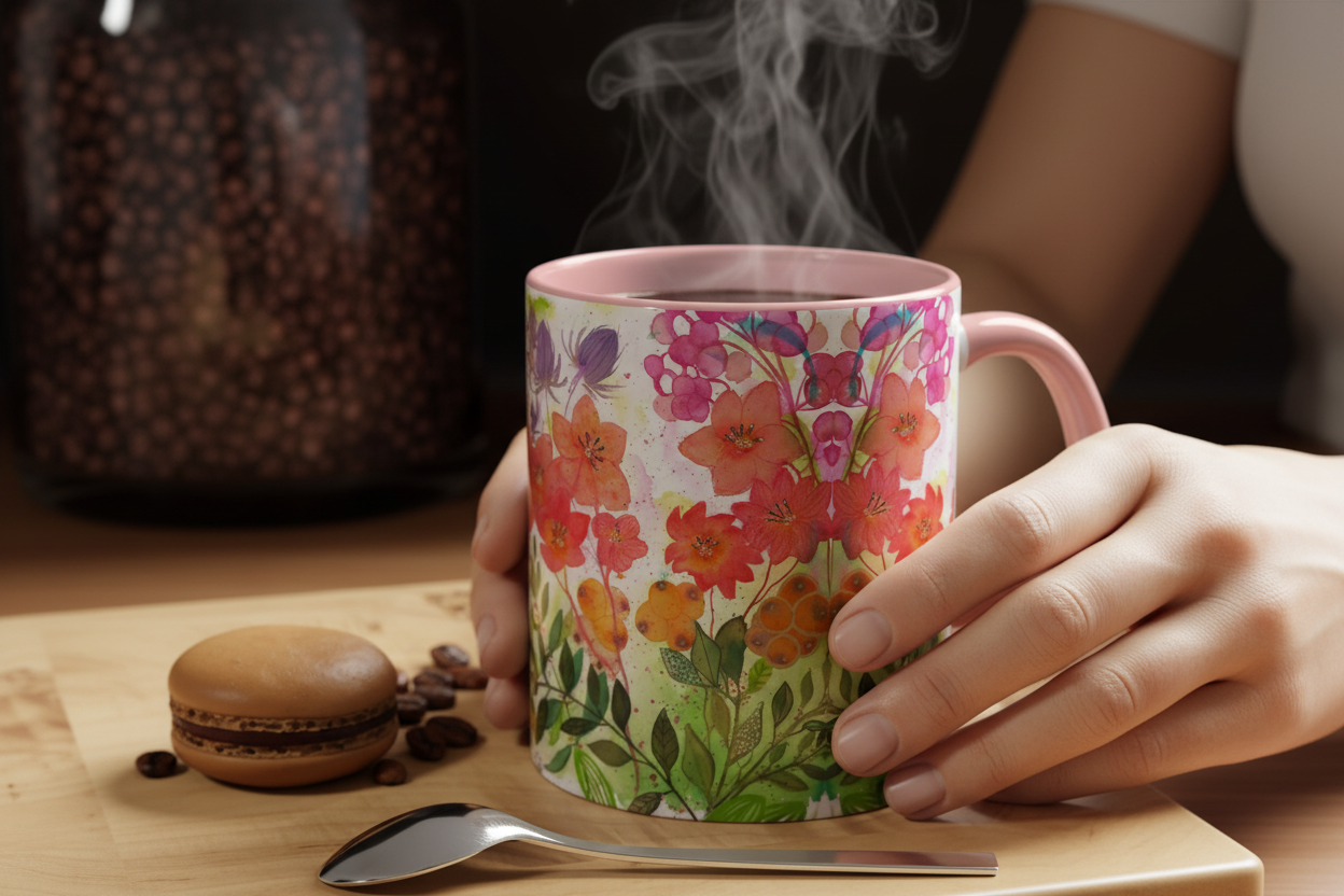 Pink interior close-up