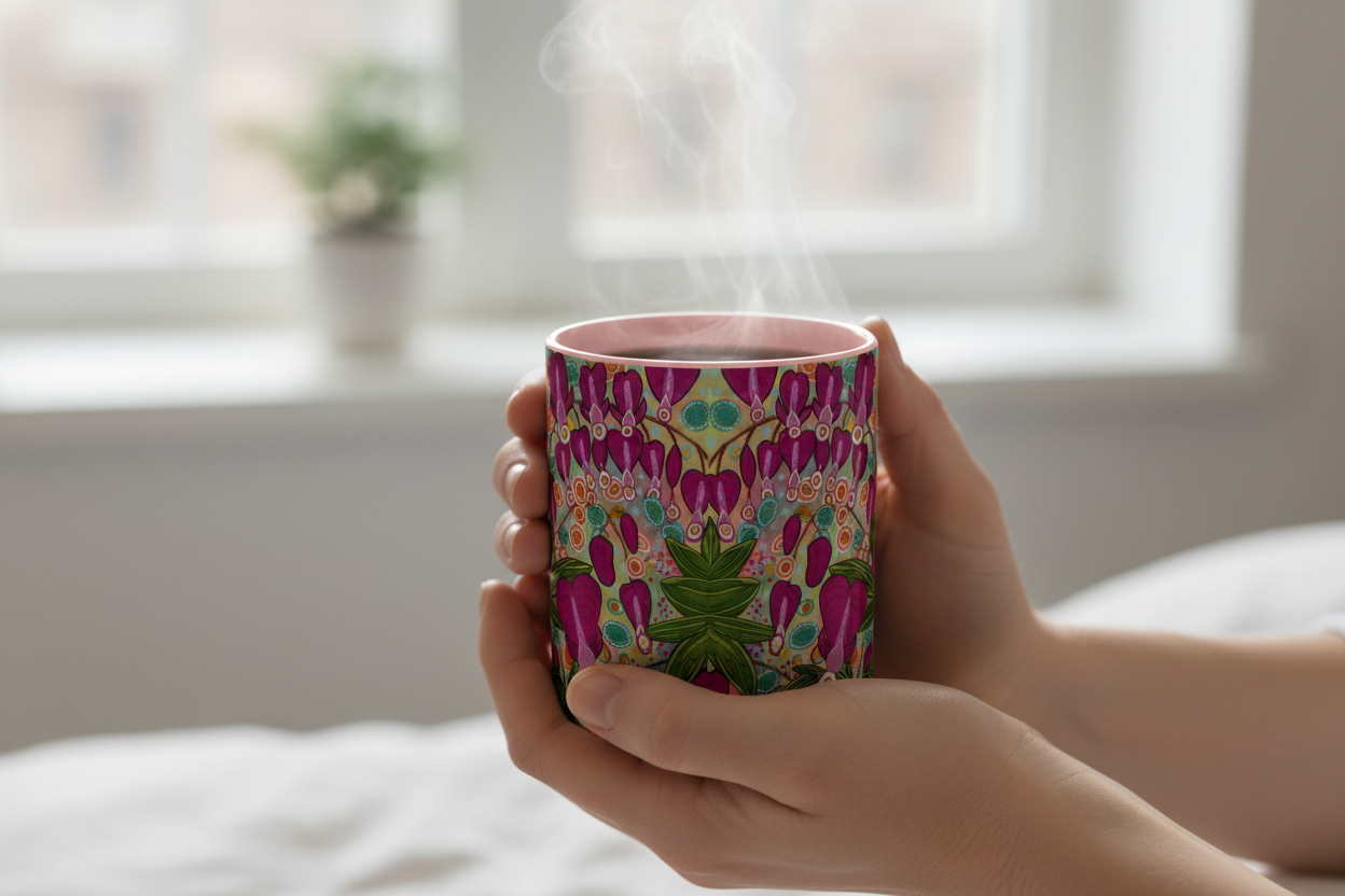 Pink interior close-up