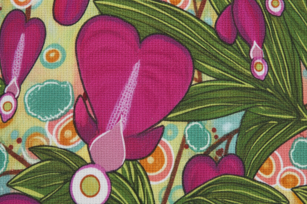 Everyday Tote Bag - Bleeding Hearts Floral Abstract Print