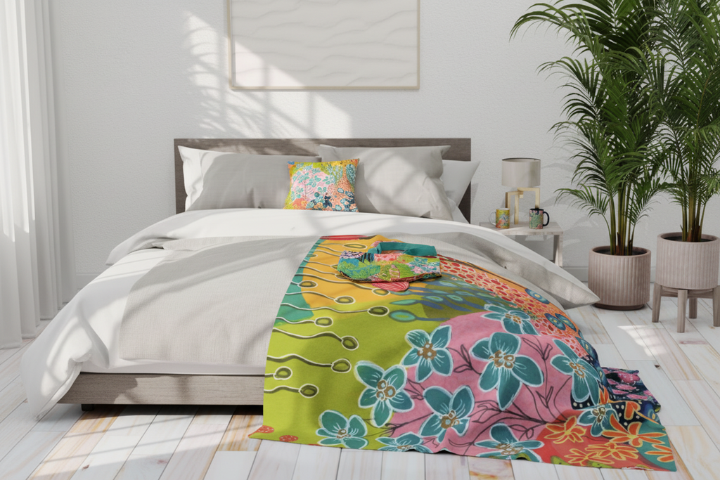 Blanket - Summer Awakening Abstract Art