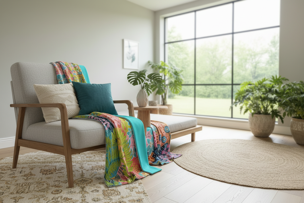 Blanket - Summer Awakening Abstract Art