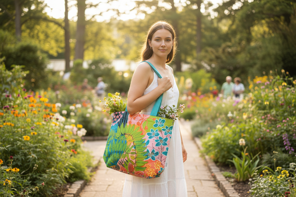 Summer Awakening Tote - Lifestyle Setting