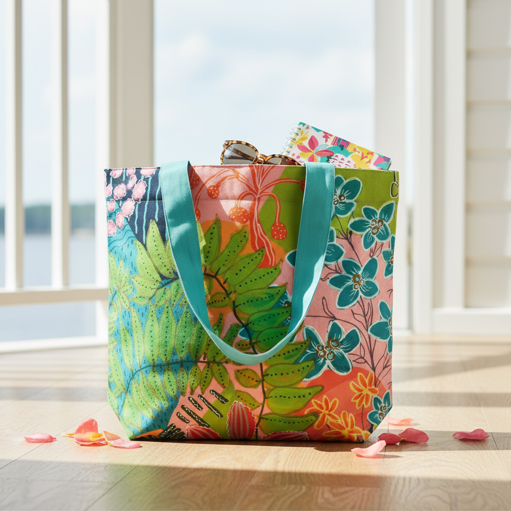 Summer Awakening Vibrant Tote Bag