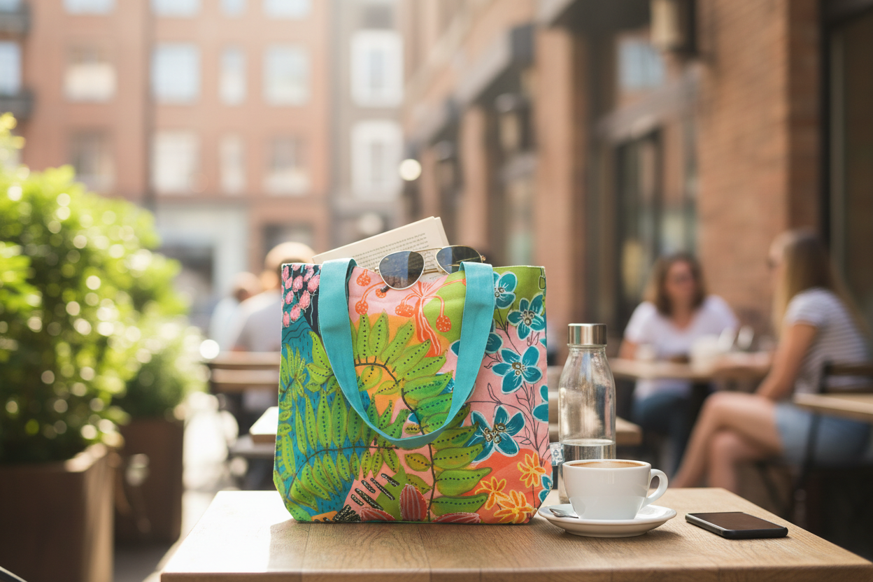 Everyday Tote Bag - Summer Awakening Floral Abstract Print