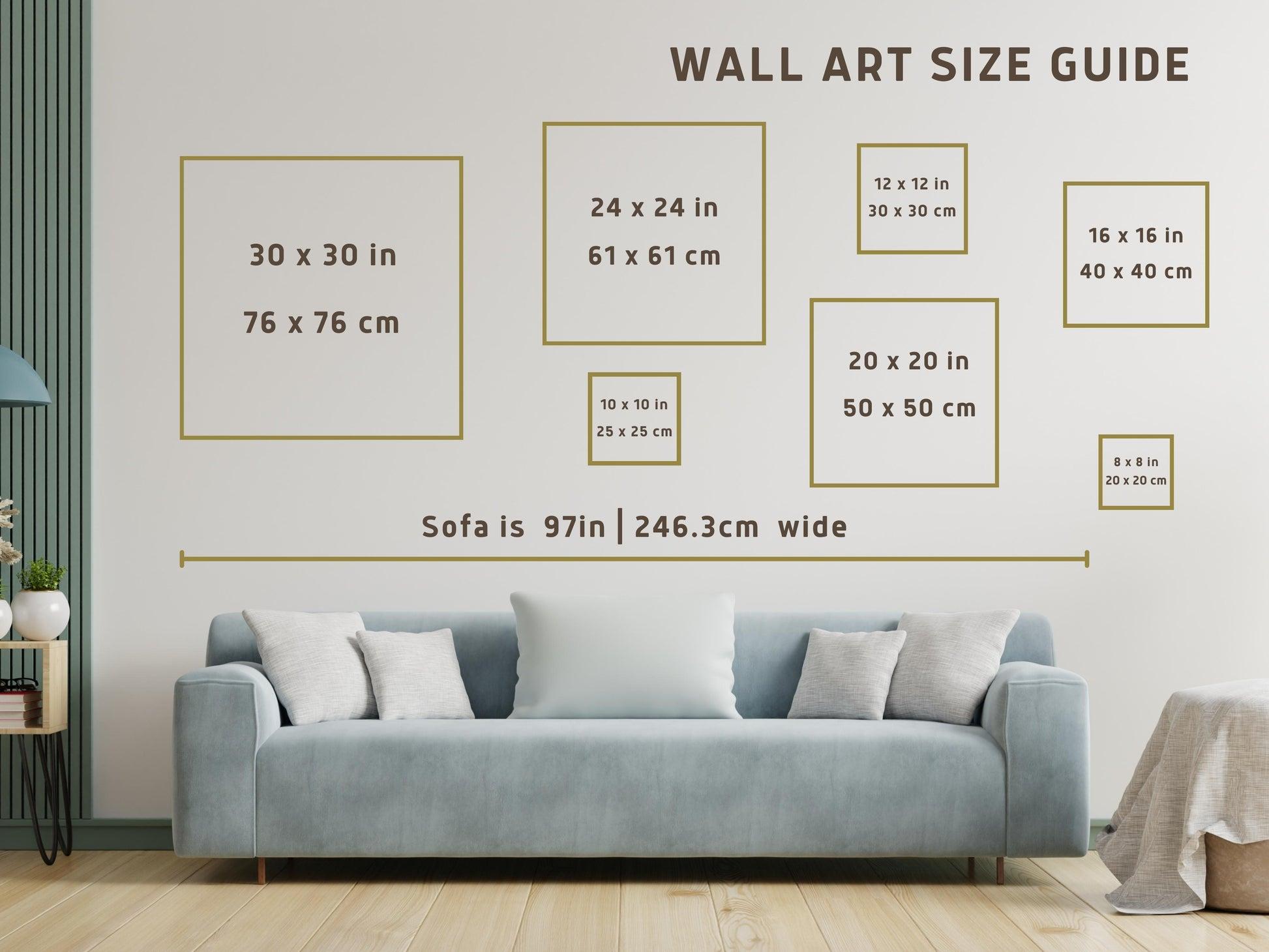 Electric Eden Botanical Wall Art Print | 42 x 30cm